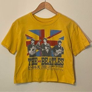 The Beatles Japan tour cropped t-shirt